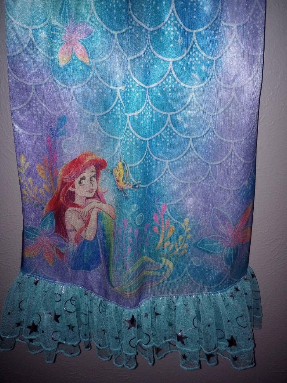 Disney Princess Girls Toddler Size 4T Ariel Fantasy Gown NWT - Picture 4 of 5